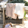 BABY O THE LABEL LACE BLANKET - CAMELLIA