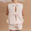 BABY O THE LABEL STRAWBERRY BOW KNIT SET