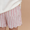 BABY O THE LABEL BLOOM STRIPE SHORT