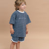 BABY O THE LABEL SAILOR STRIPE TERRY SET