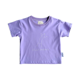 POSS & SOSS SILLY SAUSAGE TEE - SKY LAVENDER
