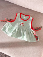 POSS & SOSS SWEET HEART PEPLUM - HOLLY