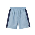 GOLDIE + ACE PANEL LINEN BLEND SHORTS