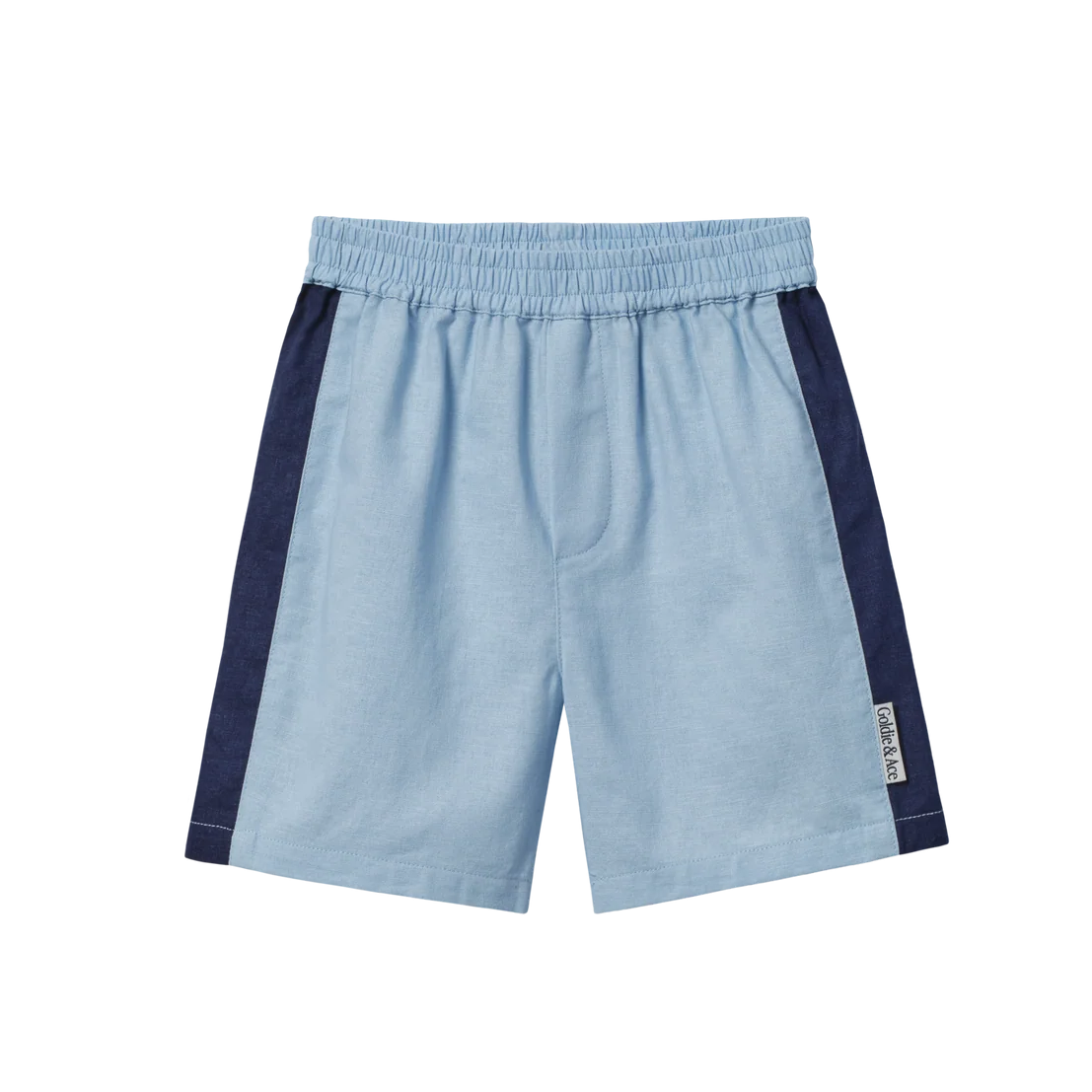 GOLDIE + ACE PANEL LINEN BLEND SHORTS