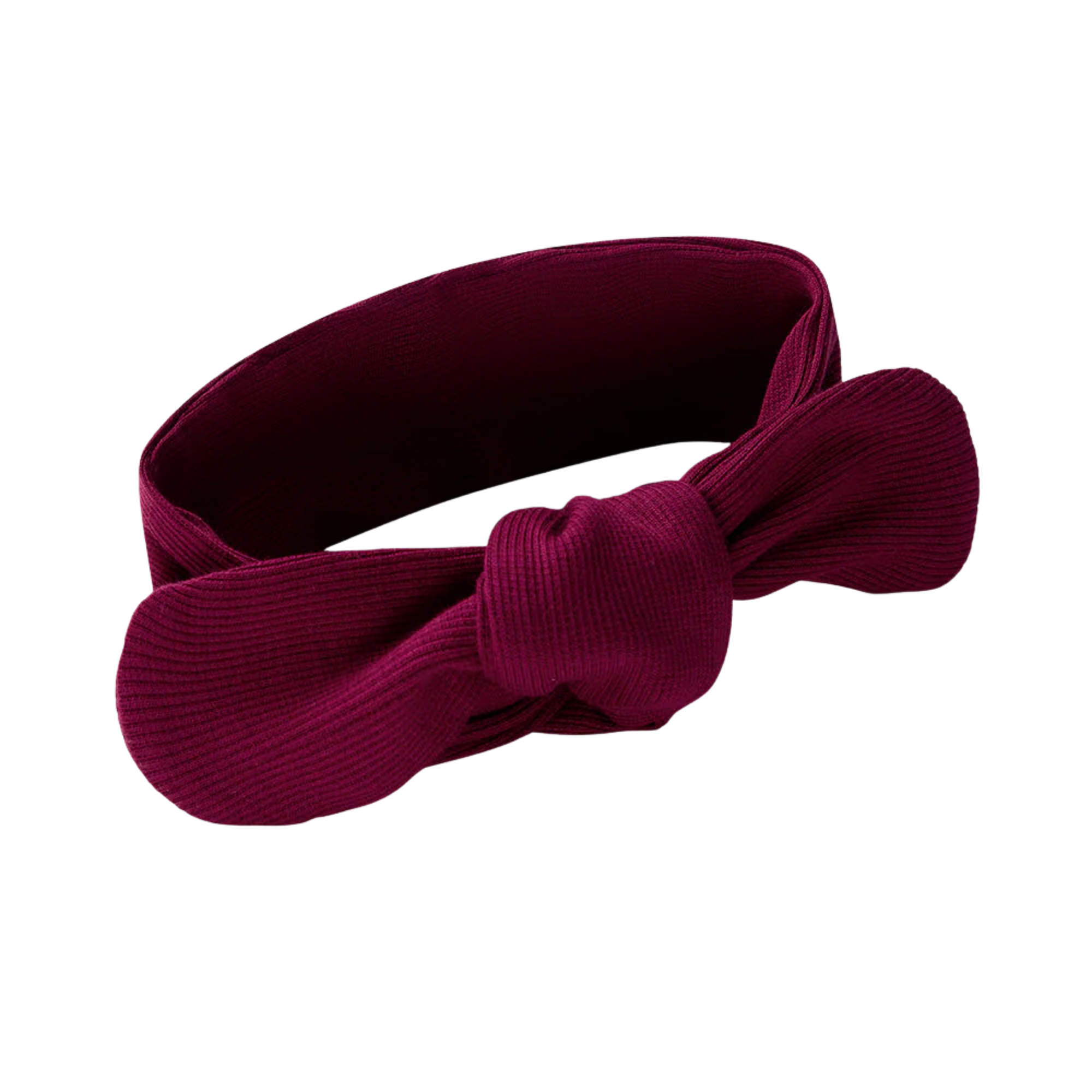 SNUGGLE HUNNY RASPBERRY RIBBED TOPKNOT