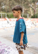 POSS & SOSS STRIPE OVERSIZED TEE - RATBAG (PRE-ORDER)