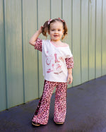 POSS & SOSS HEART FLARES - PINK LEOPARD