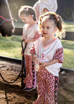 POSS & SOSS HEART FLARES - PINK LEOPARD