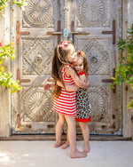 POSS & SOSS FLORENCE TIE DRESS - CANDY STRIPES