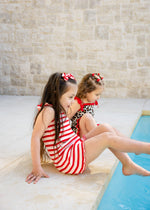 POSS & SOSS FLORENCE TIE DRESS - CANDY STRIPES