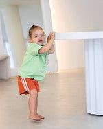 POSS & SOSS STRIPE SHORTS - SUNSET