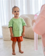 POSS & SOSS STRIPE SHORTS - SUNSET