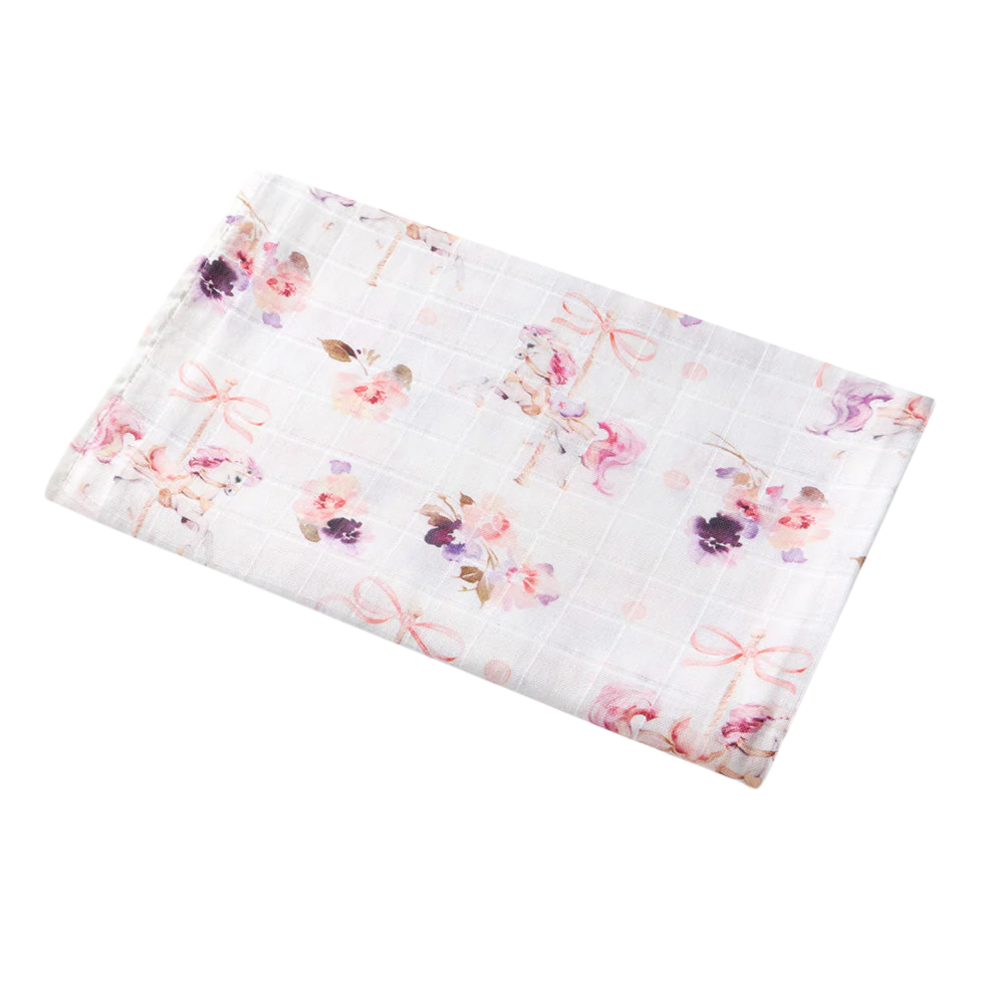 SNUGGLE HUNNY CAROUSEL MUSLIN WRAP