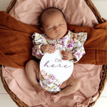 SNUGGLE HUNNY ISLA & LILAC REVERSIBLE MILESTONE CARDS