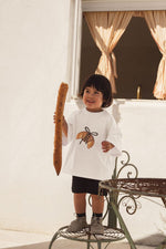 CINNAMON BABY BLACK CHINO SHORTS