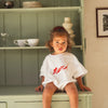 CINNAMON BABY CRIMSON BOW SOCKS