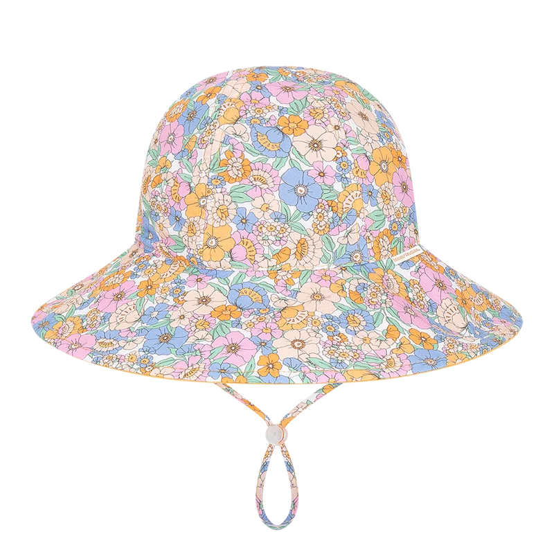 KOORINGAL GIRLS WIDE BRIM HAT - MEADOW