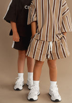 CINNAMON BABY FAST LANE SET - OAK STRIPE