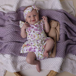 SNUGGLE HUNNY ISLA SHORT SLEEVE ORGANIC DRESS
