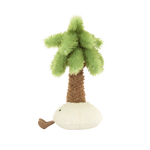 Jellycat Amuseables Pammie Palm Tree plush toy – soft tropical palm tree stuffed toy with green leaves and brown trunk, smiling face, perfect for kids, nurseries, and collectors