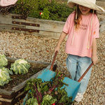 BY GEE LOCALLY GROWN OVERSIZED BOXY TEE - FAIRY FLOSS