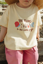 BY GEE LITTLE GUYS OVERSIZED BOXY TEE - BUTTER
