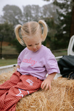 SUNDAY SIBLINGS NASH PANTS - RED (PRE-ORDER)