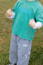 SUNDAY SIBLINGS SUNDAY TEE - GREEN (PRE-ORDER)