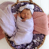 SNUGGLE HUNNY LAVENDER MUSLIN WRAP