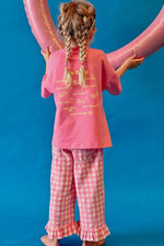 DEAR DARCY GINGHAM PANTS - PINK & YELLOW