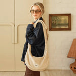 OIOI LUNA CROSSBODY BAG - CREAM CORDUROY
