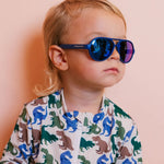 FRANKIE RAY KIDS SUNGLASSES - PILOT / BLUE