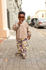 POSS & SOSS CAMO CARGO PANT - ULTRAVIOLET