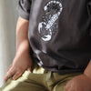 ZIGGY LOU TEE - CHARCOAL