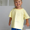 POSS & SOSS SILLY SAUSAGE TEE - SKY LEMON
