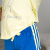 POSS & SOSS STRIPE SHORTS - AZURE