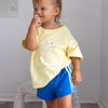POSS & SOSS SILLY SAUSAGE TEE - SKY LEMON