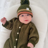 ZIGGY LOU CLASSIC KNIT ROMPER - PESTO