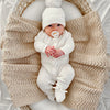 ZIGGY LOU CLASSIC KNIT ROMPER - MILK
