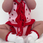 POSS & SOSS TIE UP VEST - STRAWBERRY FIELDS