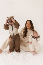 CINNAMON BABY SNOW SUIT - COCOA