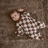 CINNAMON BABY KNITTED LOUNGESUIT - CHOCOLATE