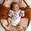 SNUGGLE HUNNY ISLA LONG SLEEVE ORGANIC BODYSUIT WITH FRILL