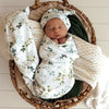SNUGGLE HUNNY EDEN ORGANIC JERSEY WRAP & TOPKNOT SET
