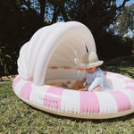 SUNNYLIFE KIDS INFLATABLE POOL COTTON CANDY CHERRY
