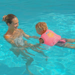SUNNYLIFE KIDS SWIM VEST POPPY THE PEACH NEON PINK