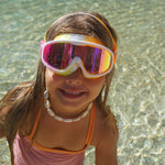 SUNNYLIFE KIDS SWIM MASK POPPY THE PEACH MULTI
