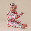 SNUGGLE HUNNY STRAWBERRY SNUGGLESUIT CONVERTIBLE ROMPER