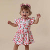 SNUGGLE HUNNY STRAWBERRY SHORT SLEEVE  DRESS
