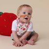 SNUGGLE HUNNY STRAWBERRY DRIBBLE BIB